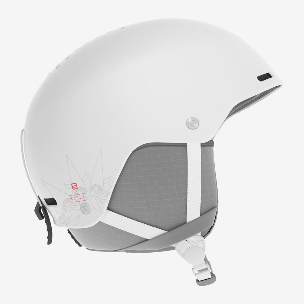 Helmets Salomon Femme Blanche - Salomon SPELL - France (2814-DPQUT)